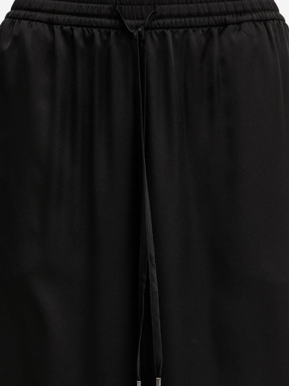 drawstring wide-leg trousers - 4