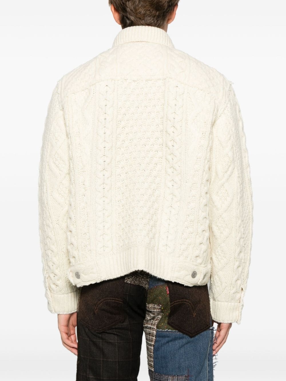 x Levi's® Aran-knit cardigan - 4