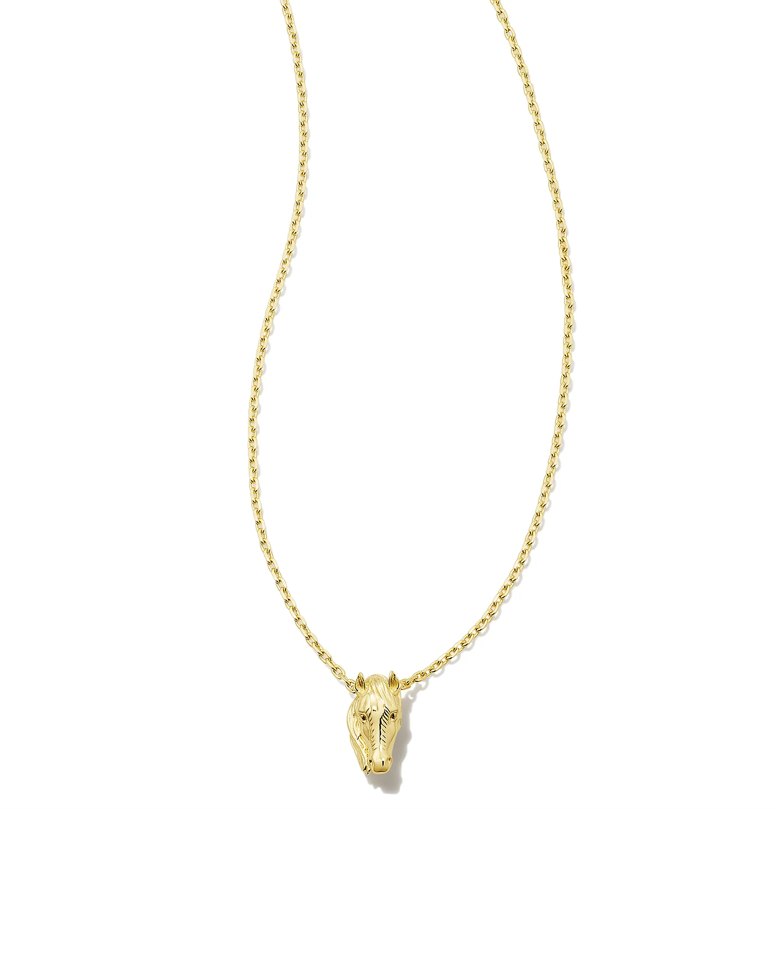 Tiny Beau Short Pendant Necklace in 18k Yellow Gold Vermeil - 1