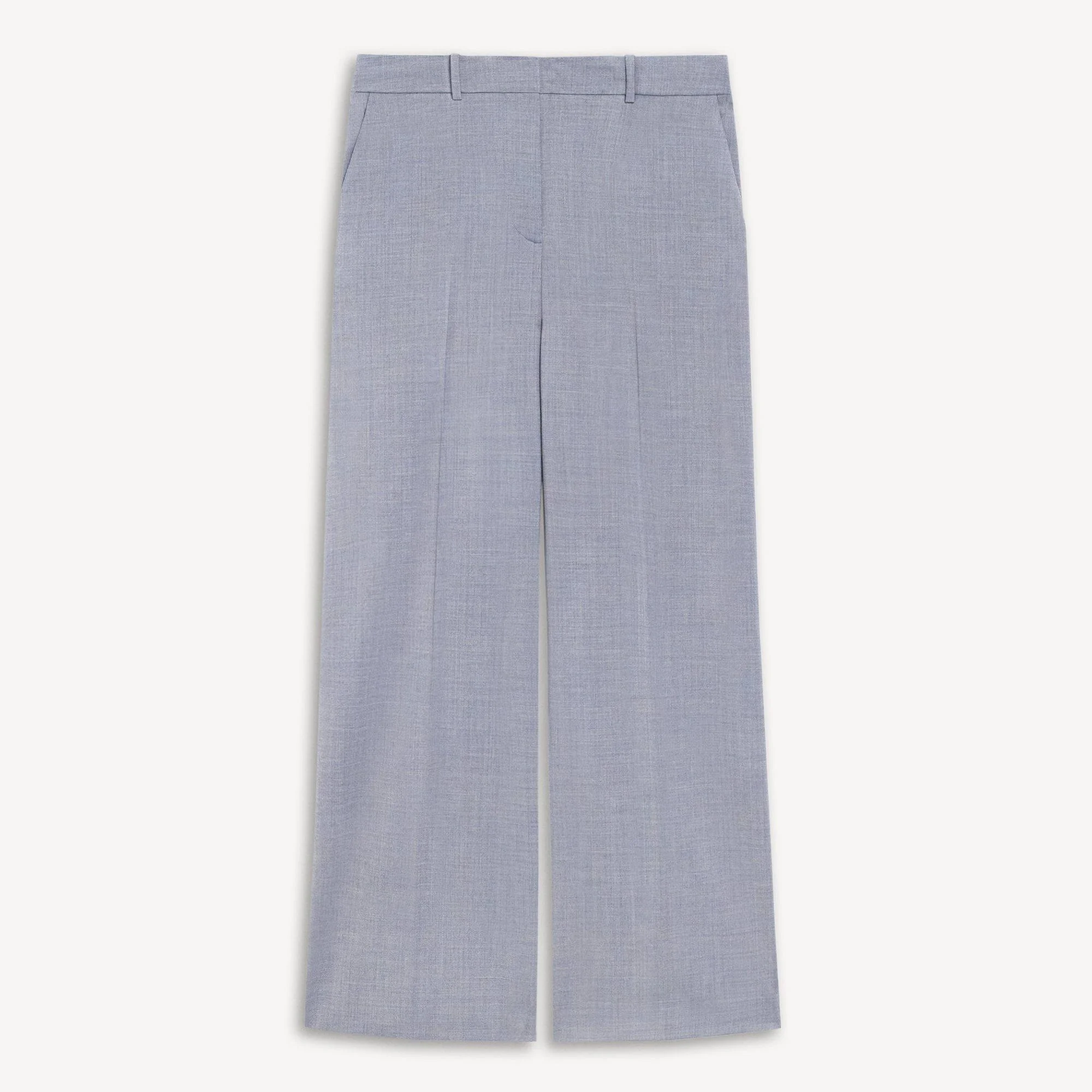 Classic Straight Pant in Wool Gabardine - 1