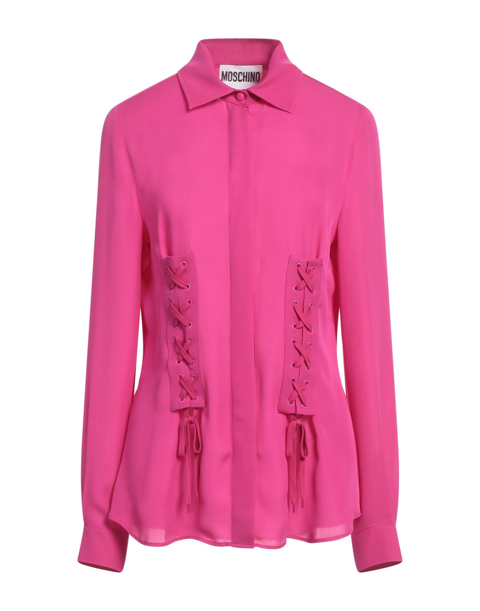 Fuchsia Women's Silk Shirts & Blouses - 1