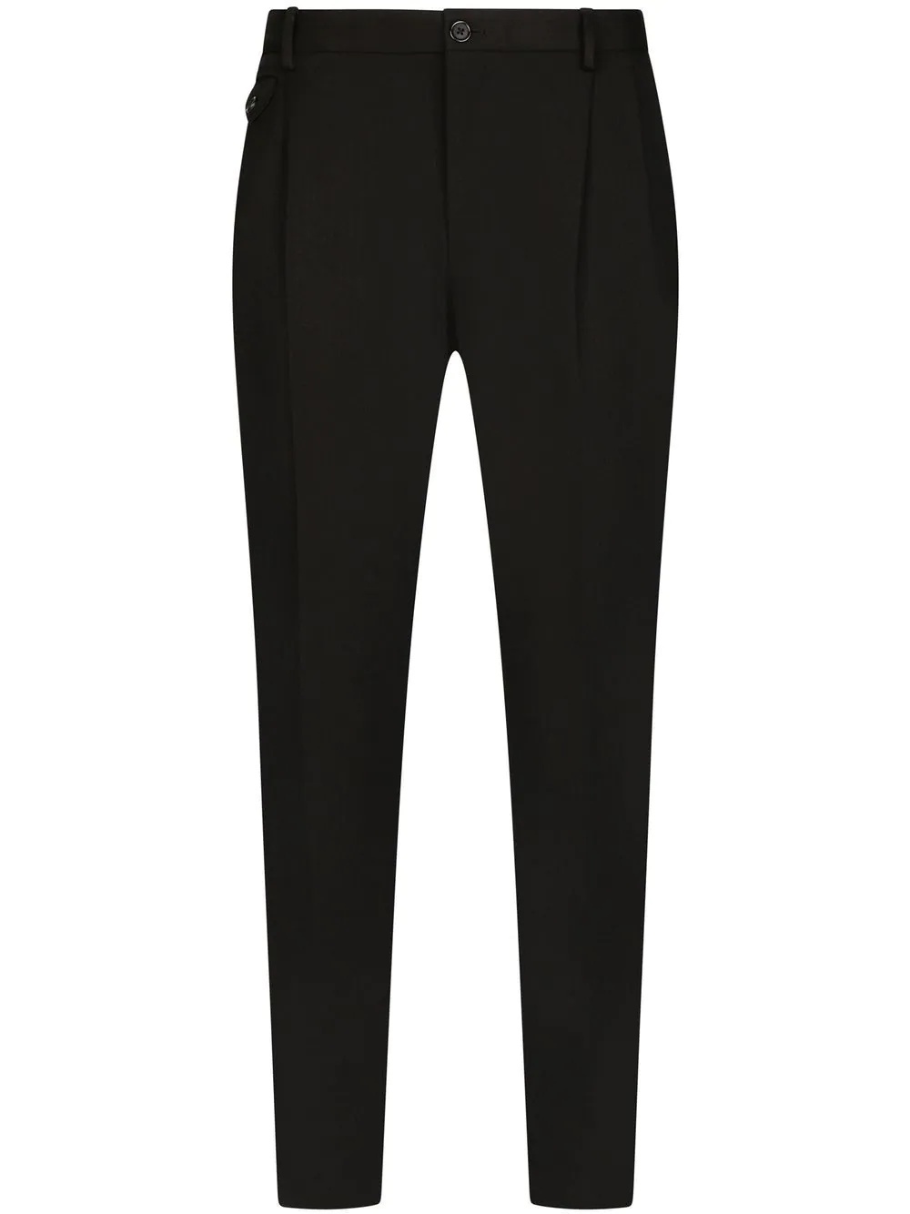 tailored jersey trousers - 1