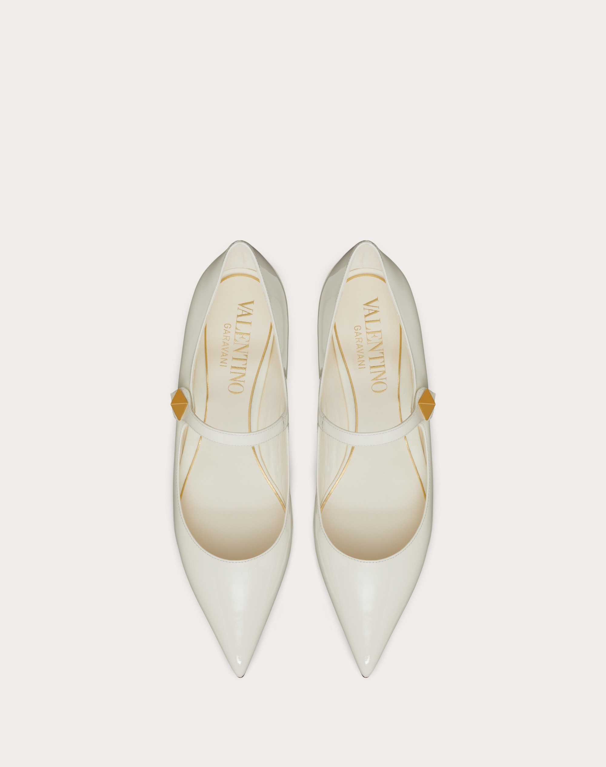 VALENTINO GARAVANI TIPTOE PATENT LEATHER BALLET FLATS - 4