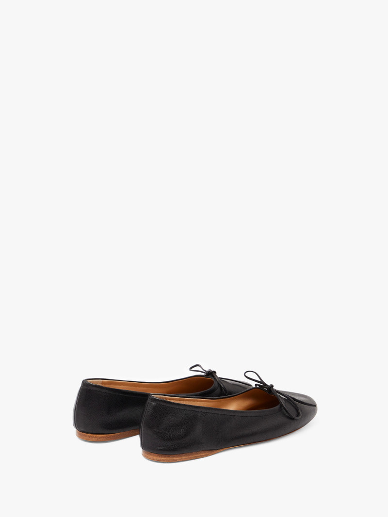 ROUND-TOE LEATHER BALLERINAS 3