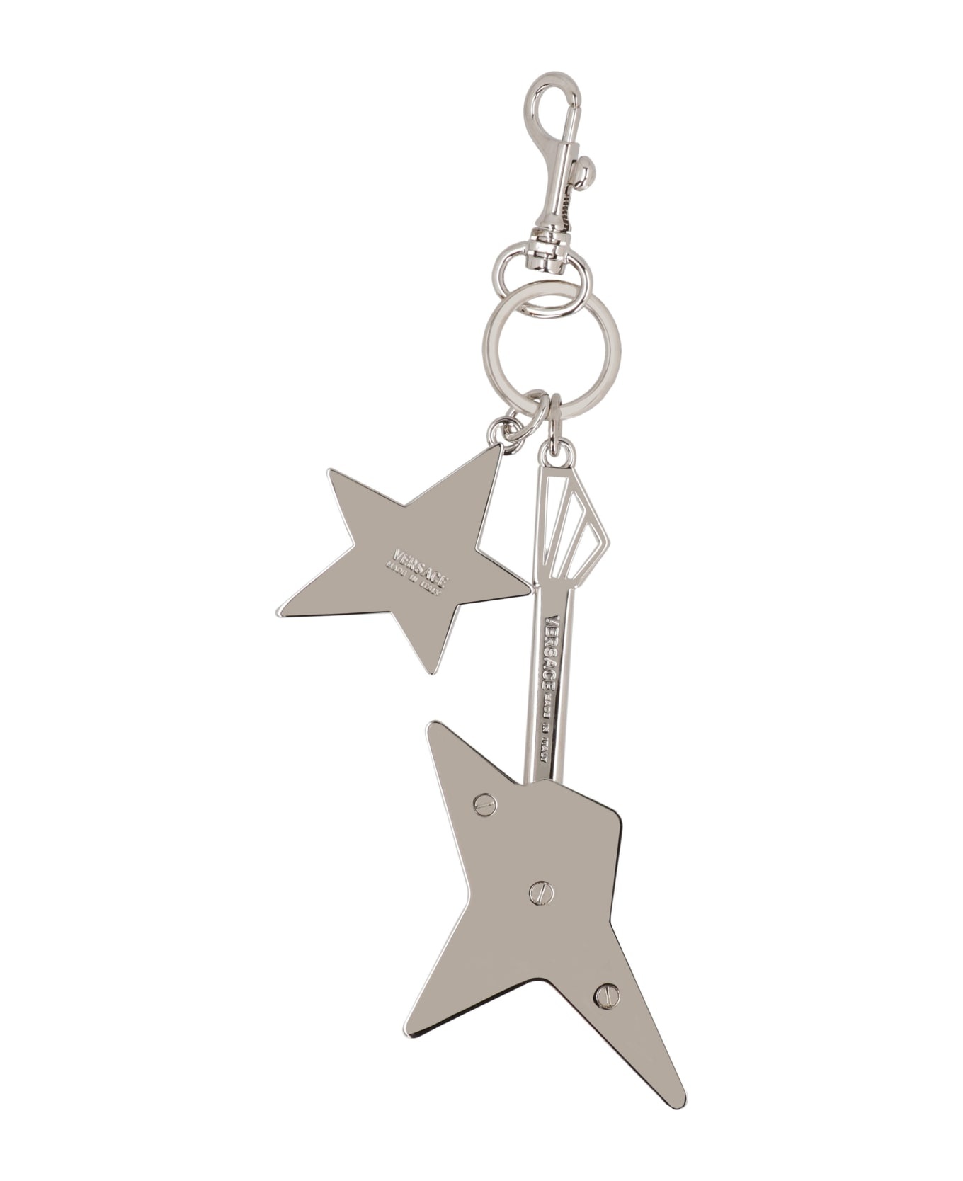 Silver-tone Metal Key Ring And Clasp - 2