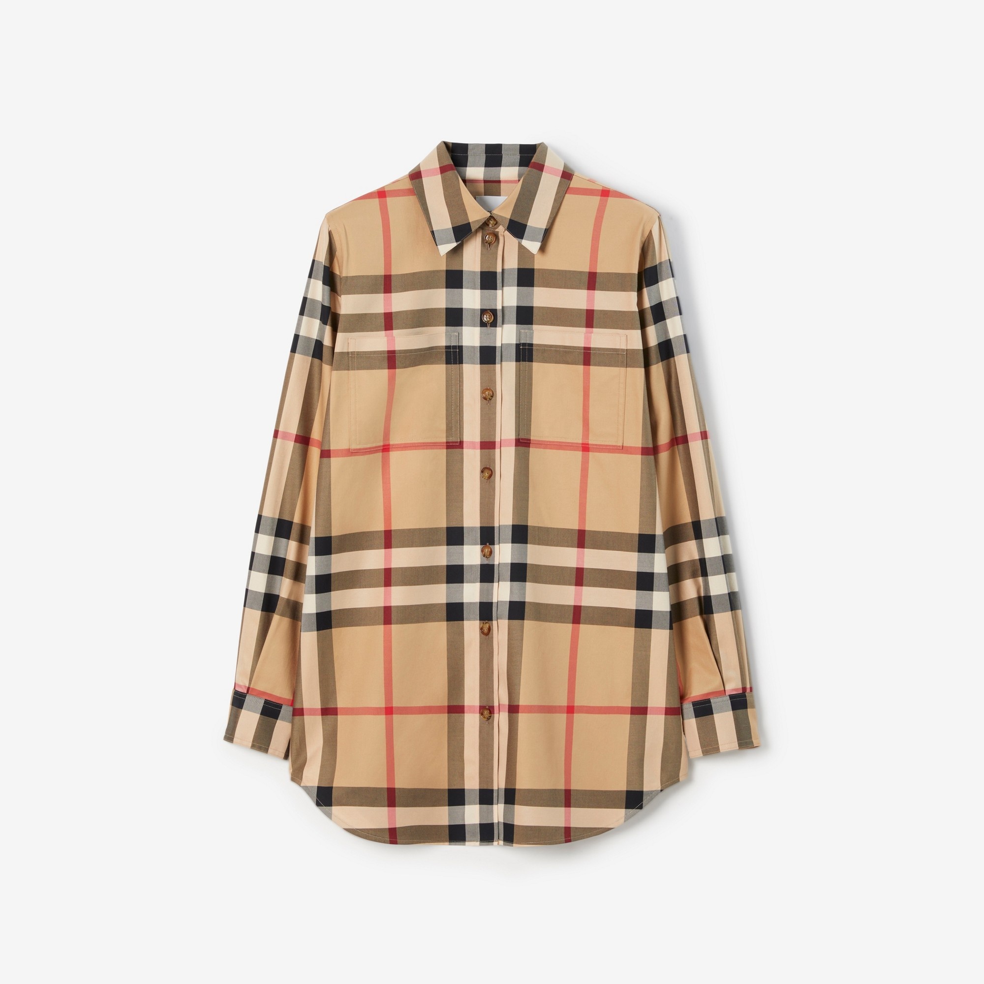 Check Cotton Shirt - 1