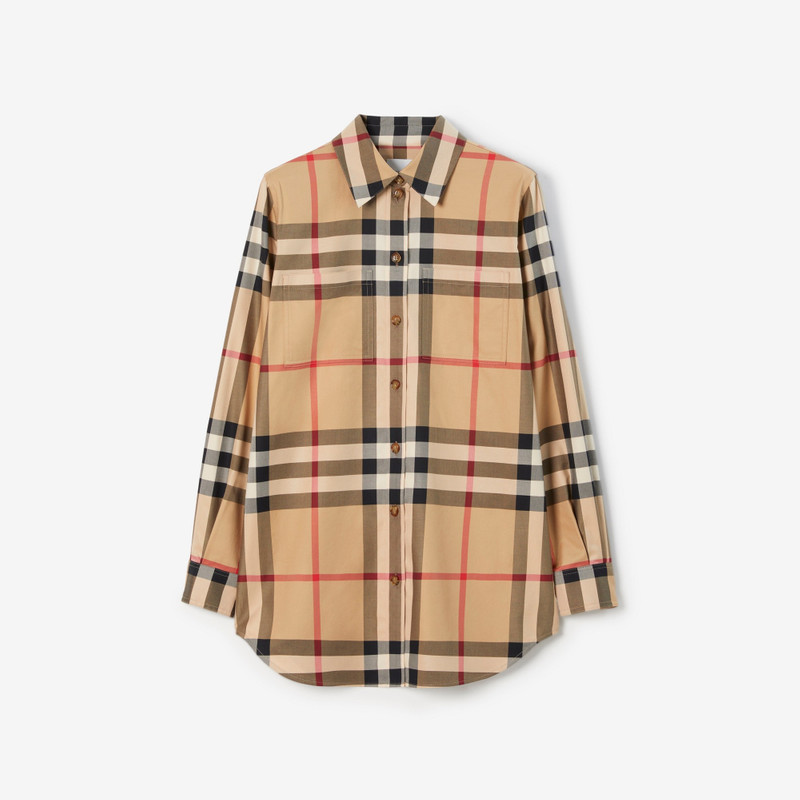 Check Cotton Shirt - 1