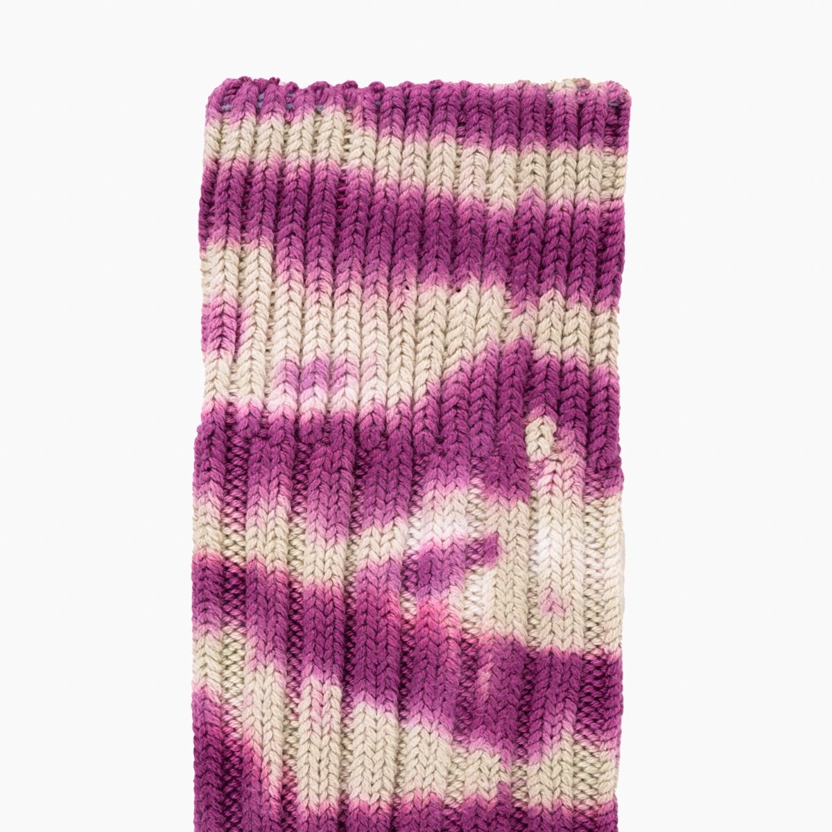 DEC-HVY-DYE-PUR Decka Heavyweight Dyed Socks - Purple - 2