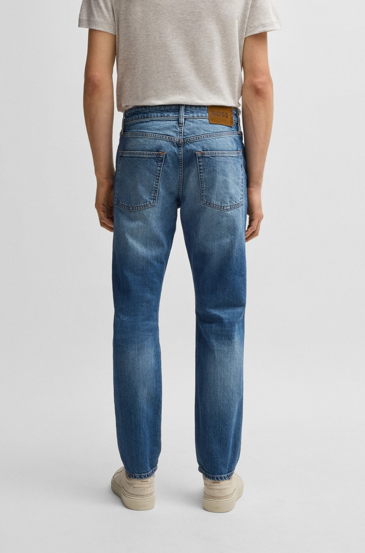 SLIM-FIT JEANS IN COMFORT-STRETCH DENIM - 4