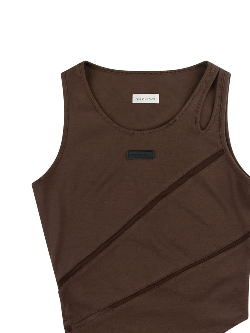 FENG CHEN WANG patchwork vest outlook