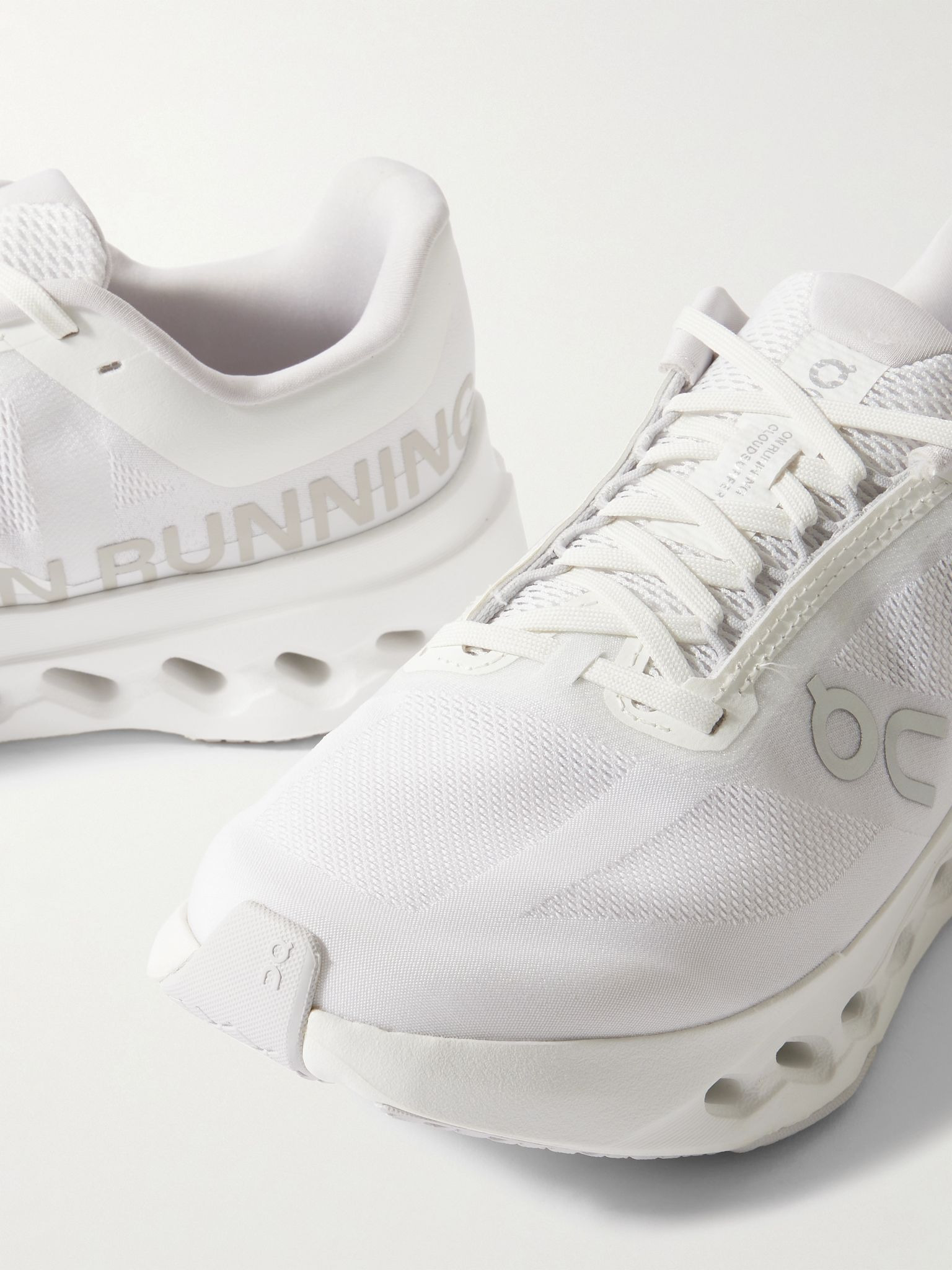 Cloudsurfer Next Rubber-Trimmed Mesh Running Sneakers White - 5