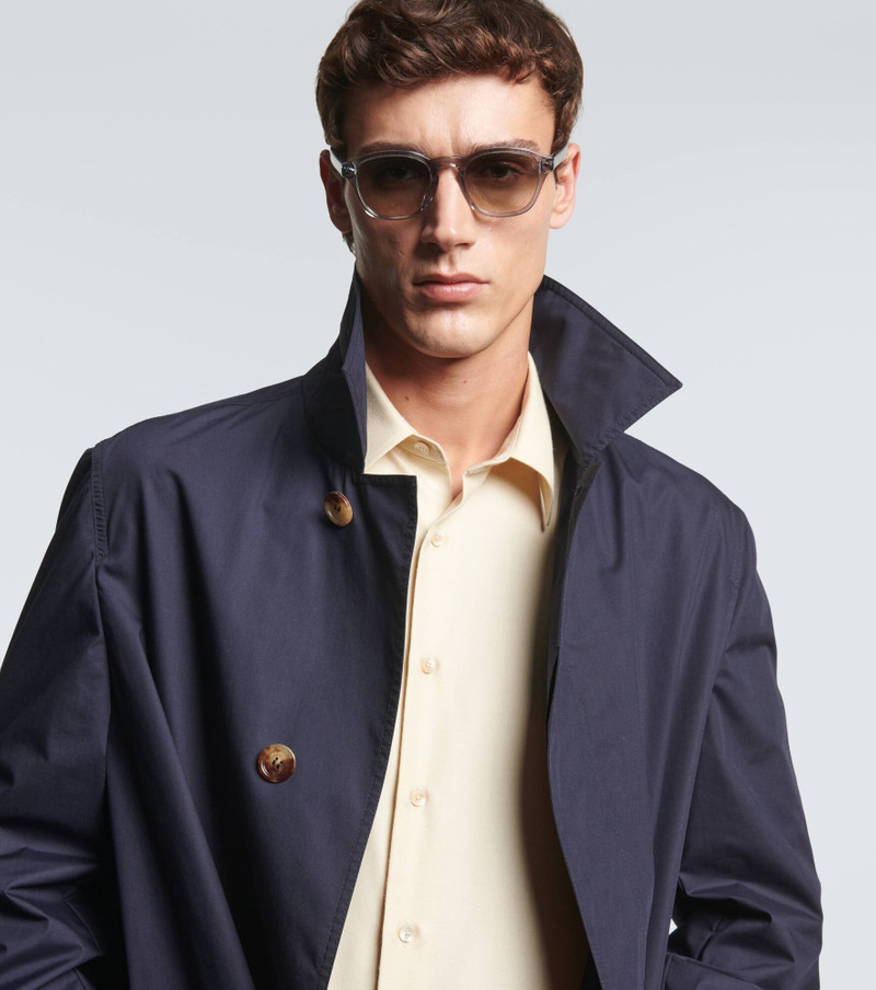 Brunello Cucinelli Intarsia Rays round sunglasses outlook