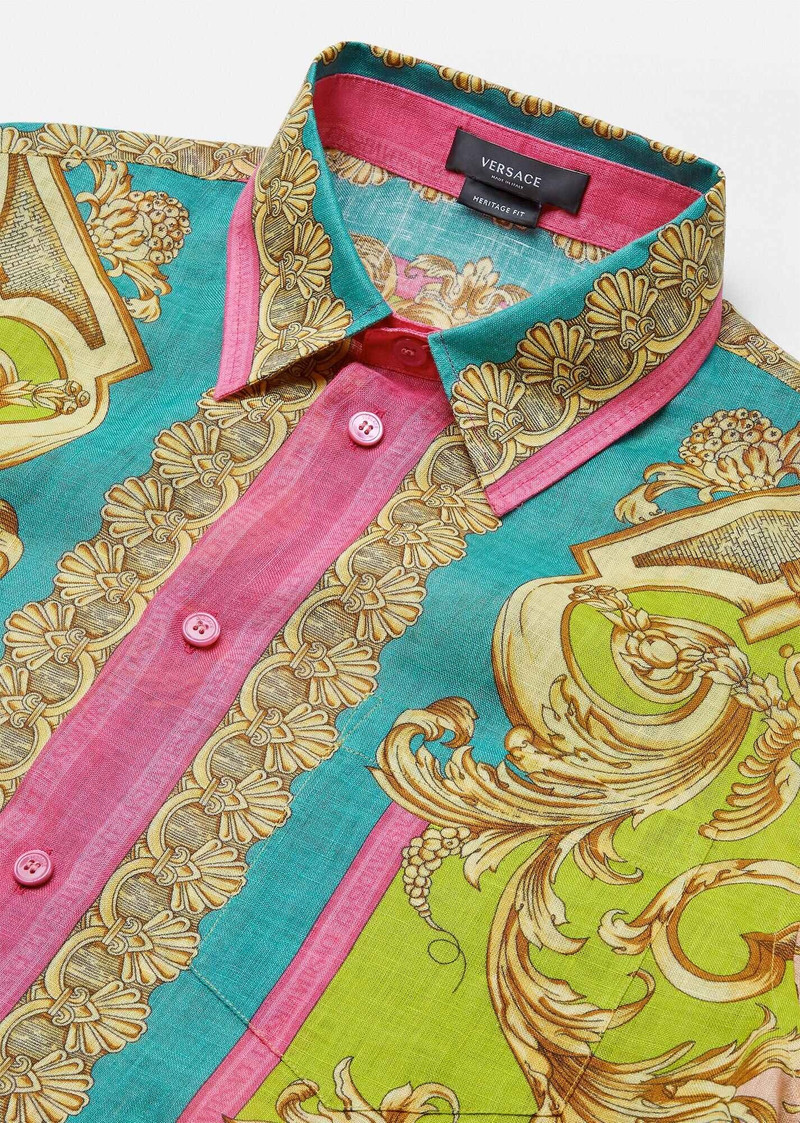 Barocco Goddess Linen Shirt 5