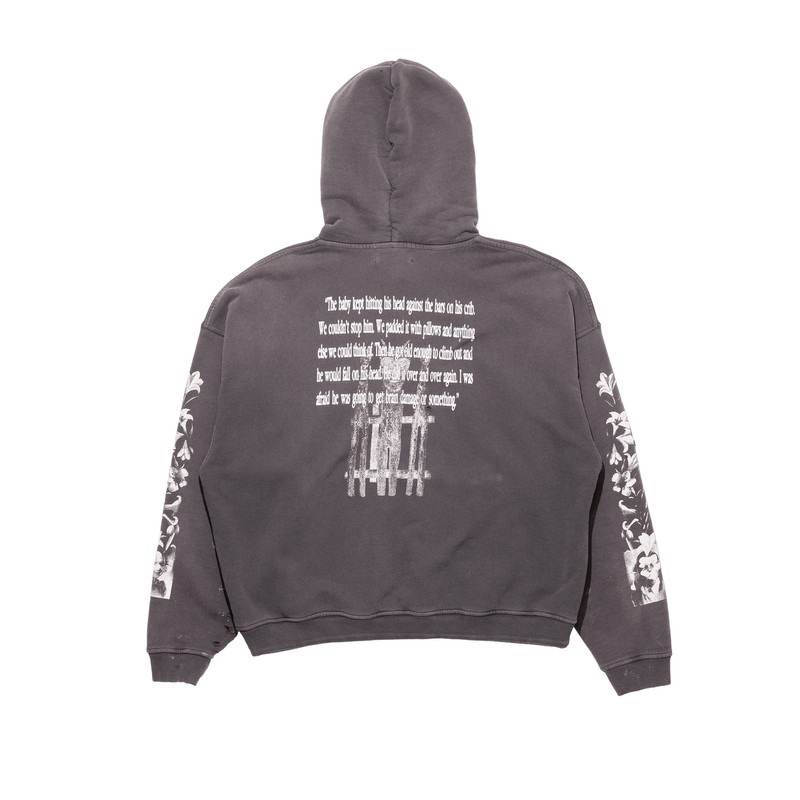 Enfants Riches Déprimés HEAD AGAINST THE BARS HOODIE outlook