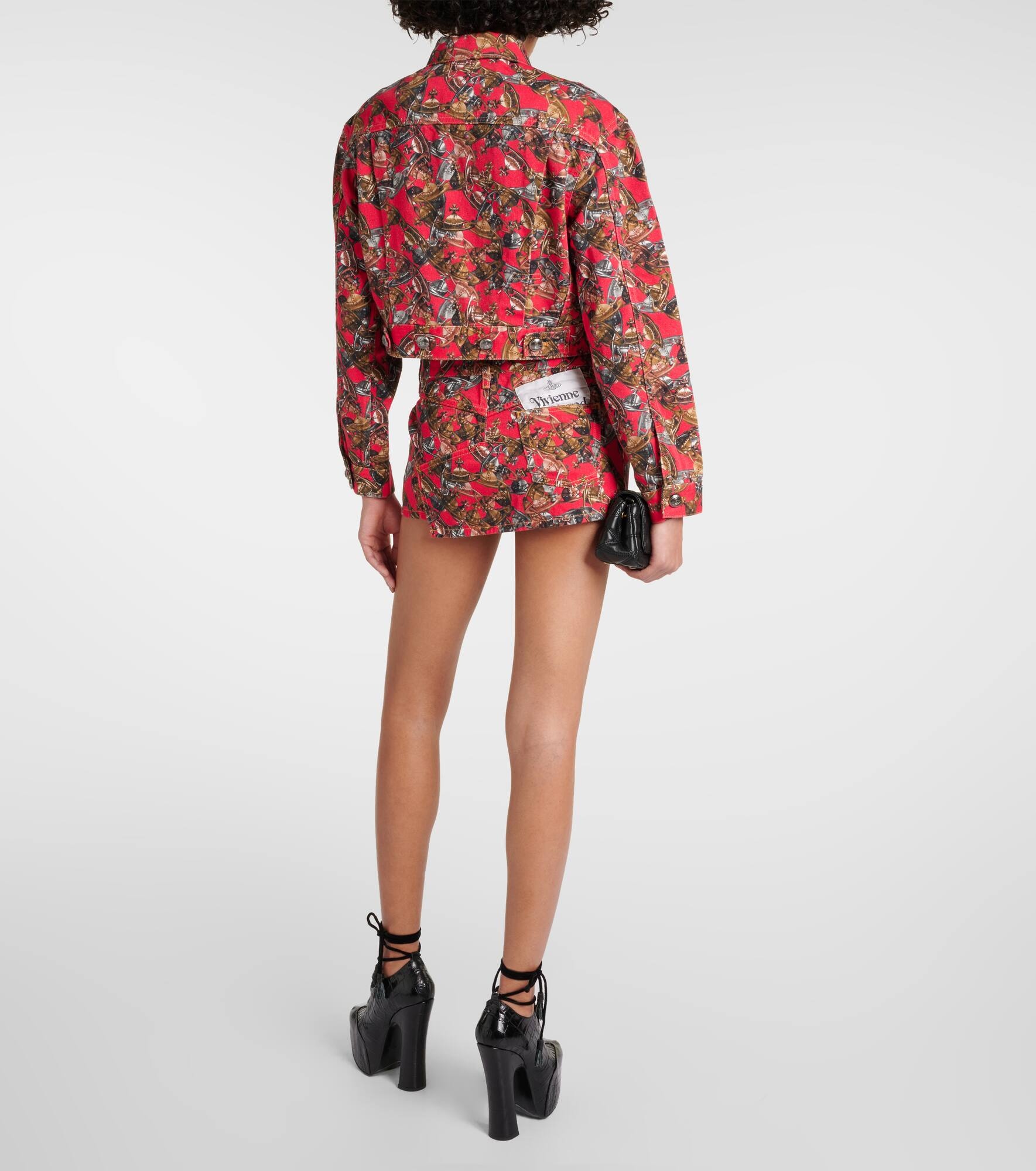 Printed cotton skirt - 3