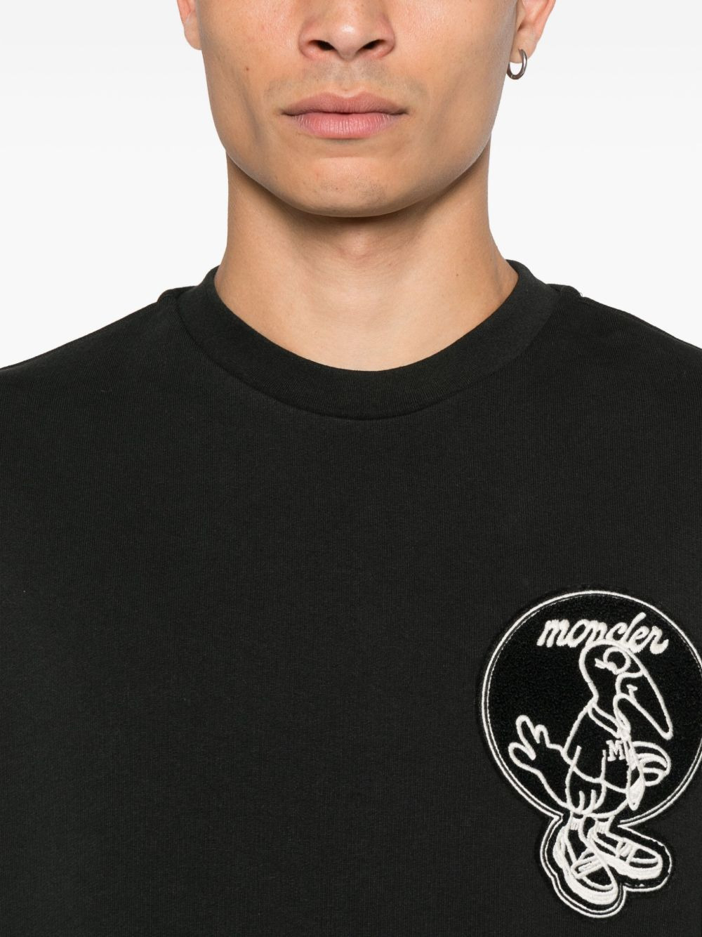 embroidered logo sweatshirt - 5