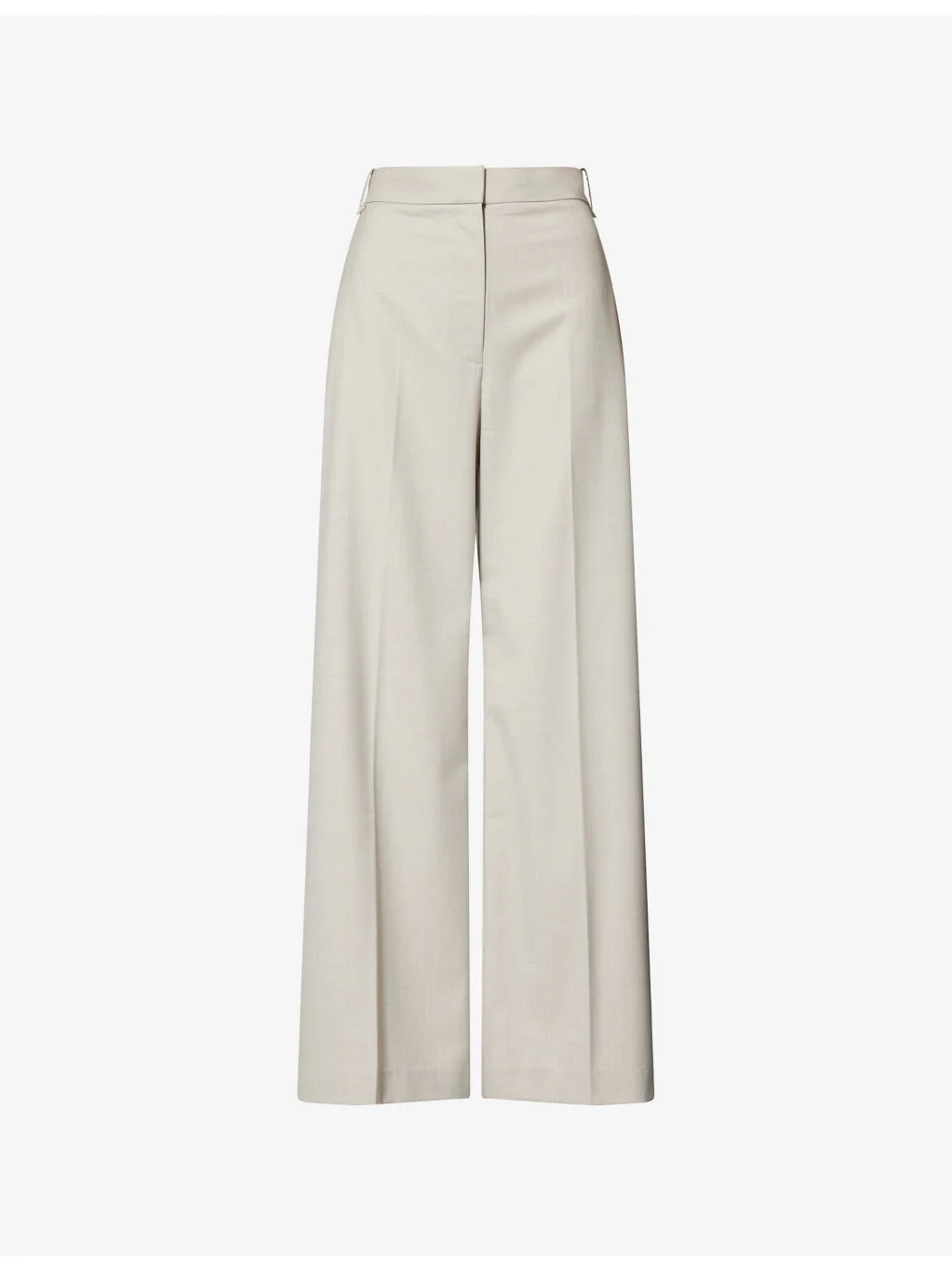 Claude Wide-Leg Stretch-Wool Blend Trousers - 1