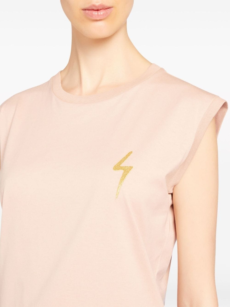 Ursella logo-print cotton tank top 4