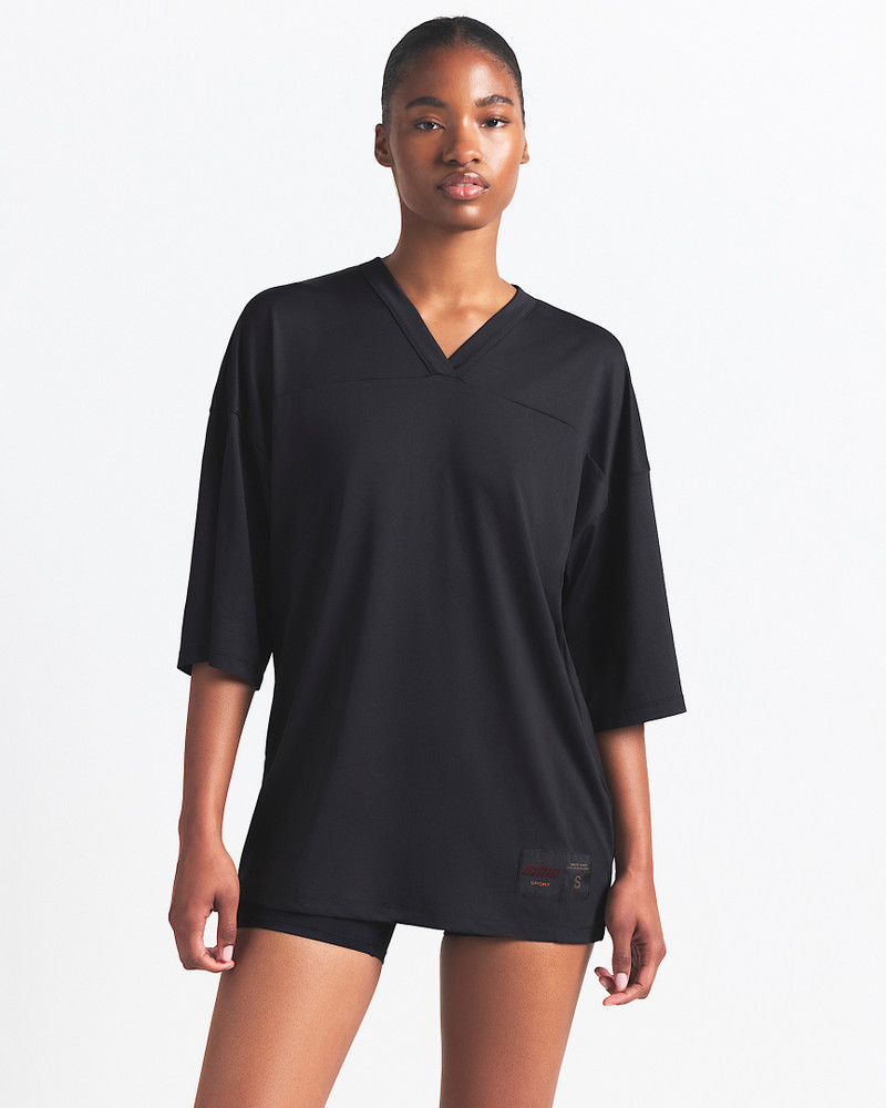NikeSKIMS Airy Women's Oversized V-Neck T-Shirt 1