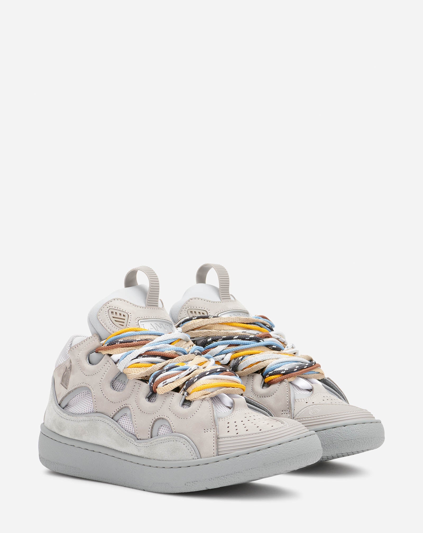 LEATHER CURB SNEAKERS - 2