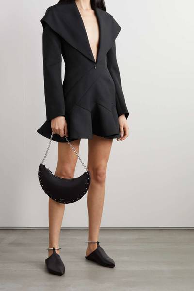 Alaïa Hooded wool mini dress outlook