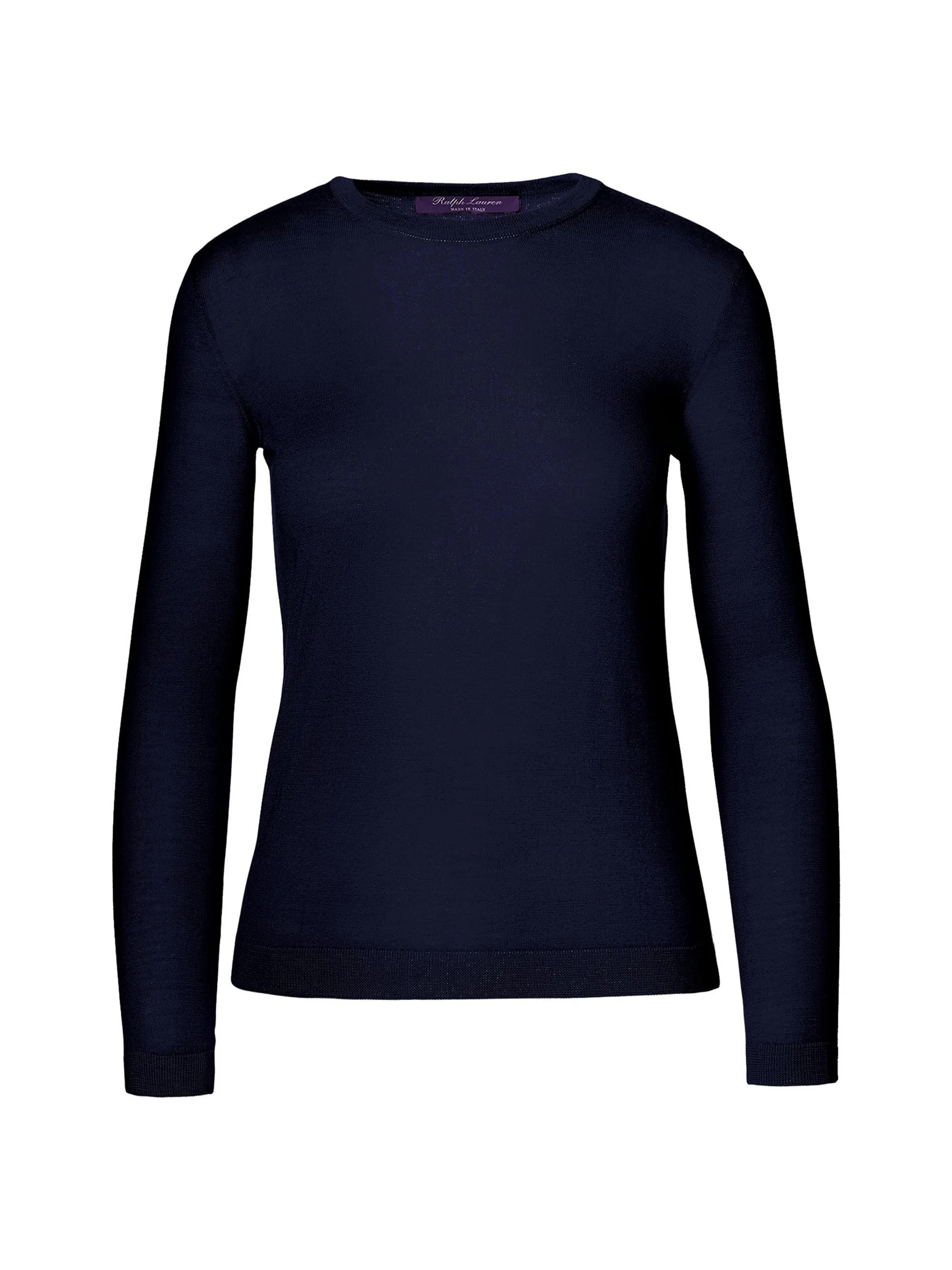 Women's Cashmere Crewneck Sweater - Lux Navy - 1