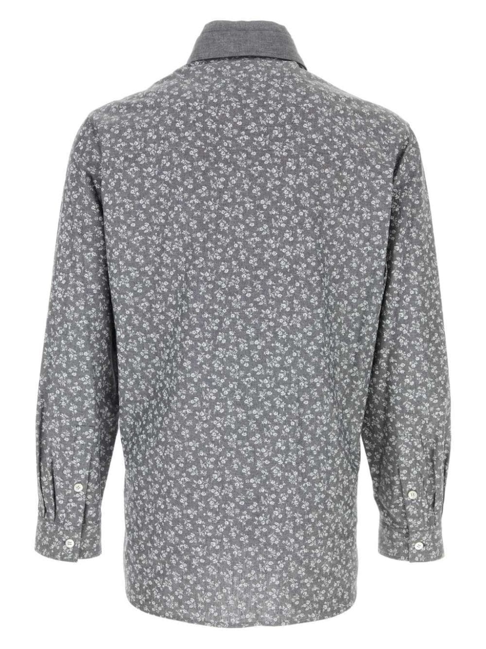 Tシャツ・カットソー Yohji Yamamoto FW24 Printed cotton shirt (HOB70526 1) Yohji Yamamoto Printed Cotton Shirt | italist