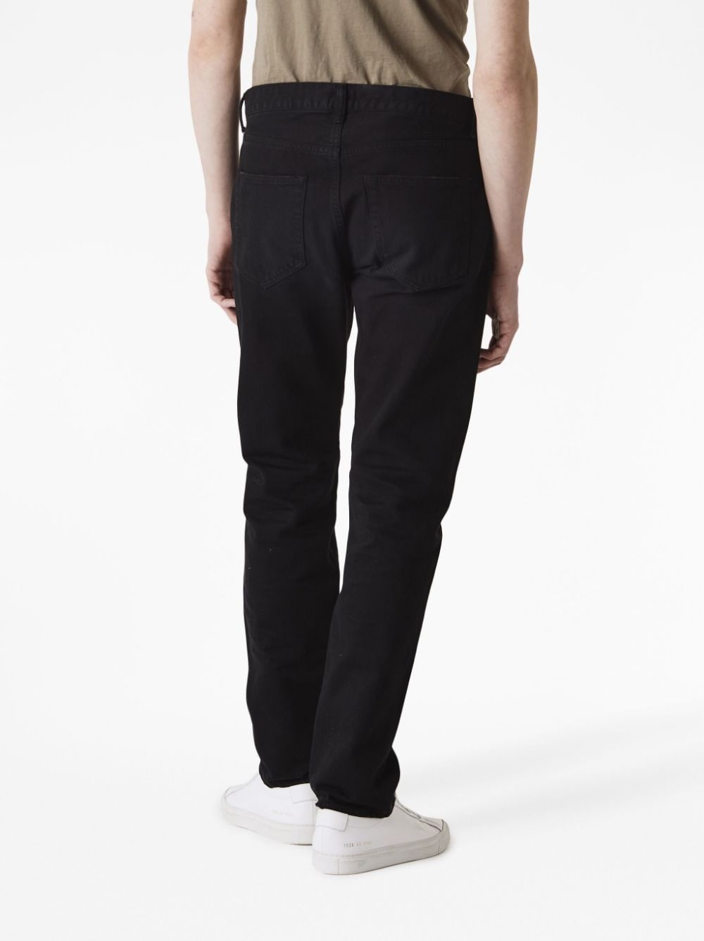 slim-cut cotton jeans - 3
