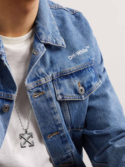 Off-White Arrow Silver-Tone Chain Necklace outlook
