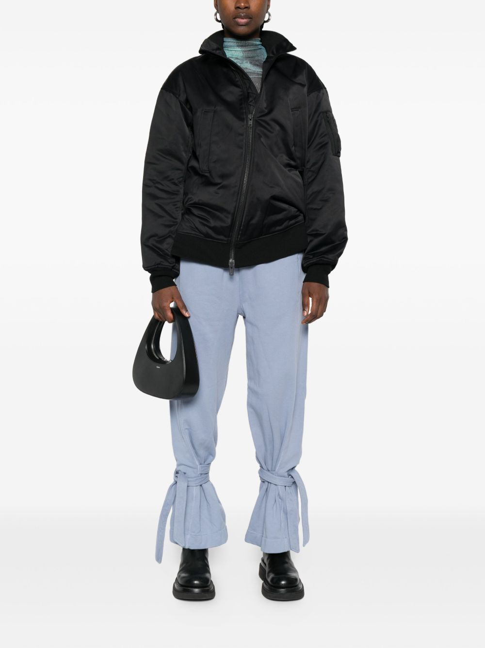 long-sleeved bomber jacket - 2