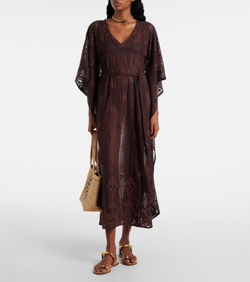 MELISSA ODABASH June cotton-blend kaftan outlook