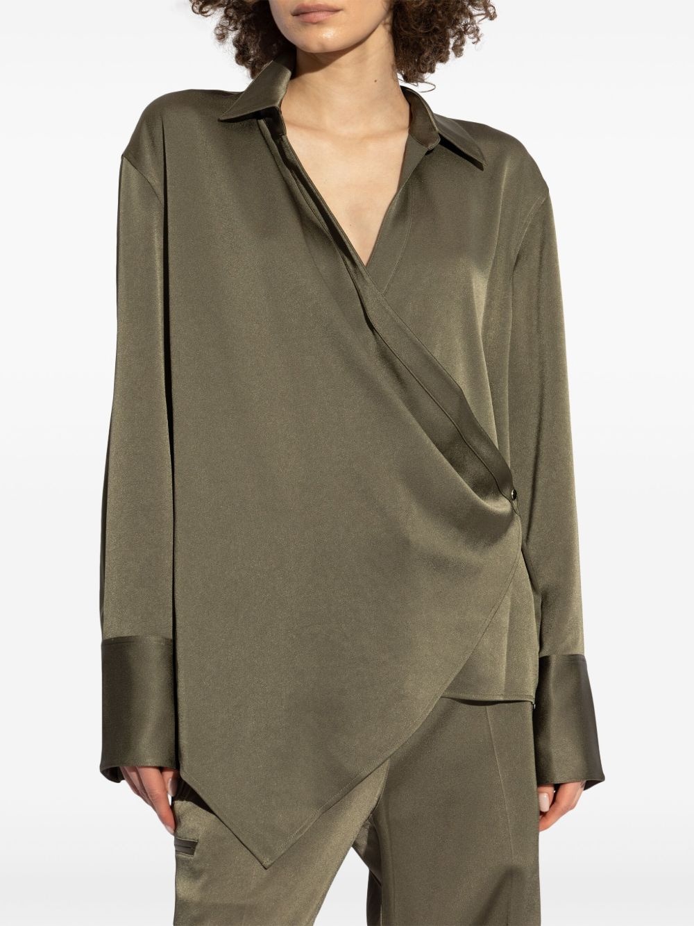 wrap blouse - 3