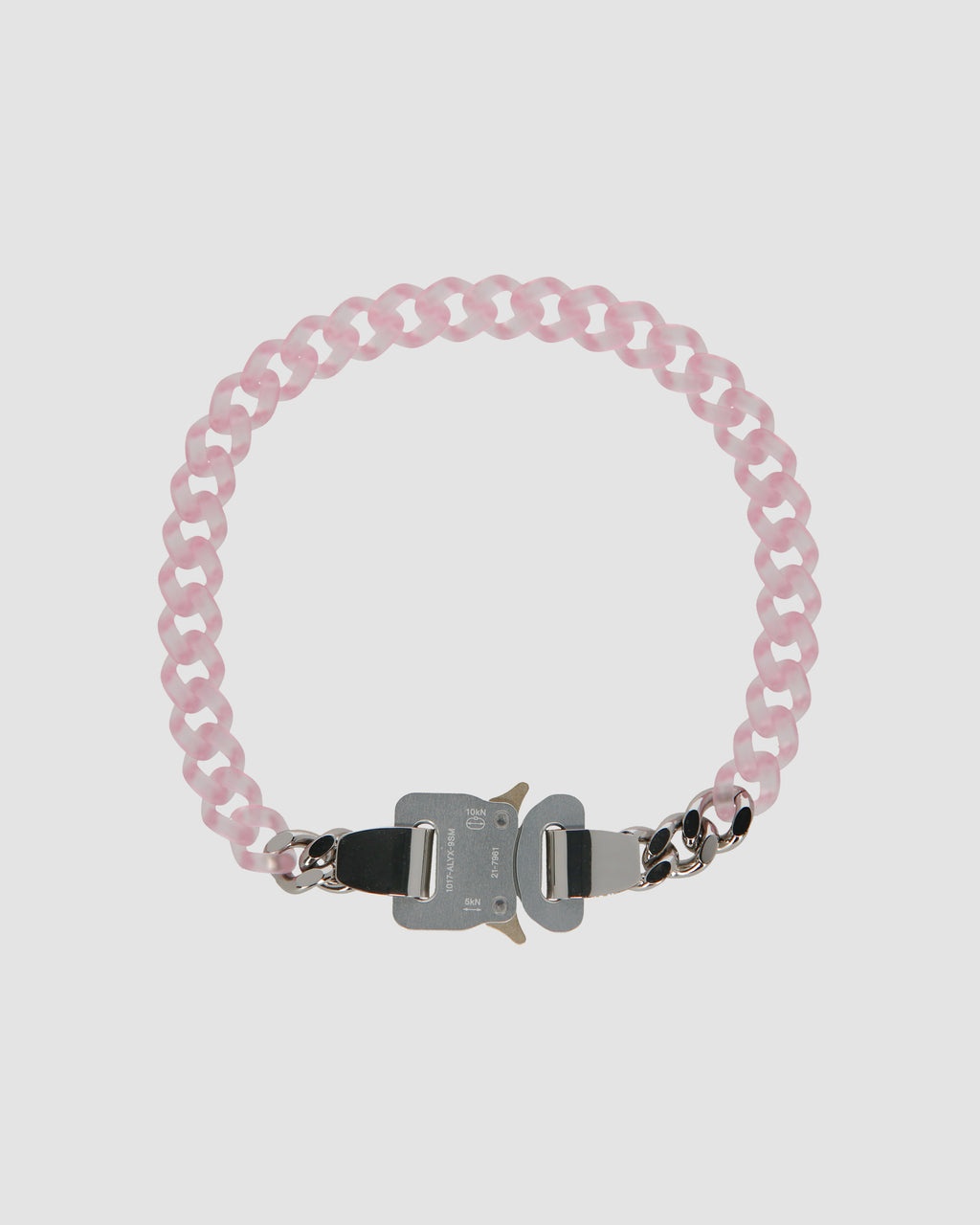NYLON AND METAL CHAIN NECKLACE - 1