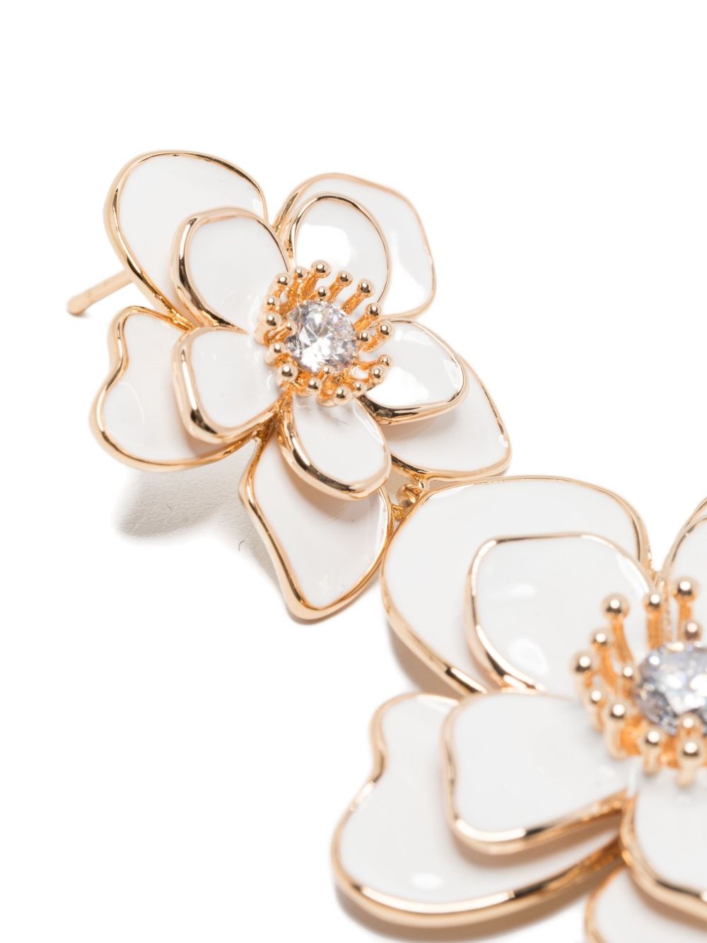 flower tiered earrings - 3