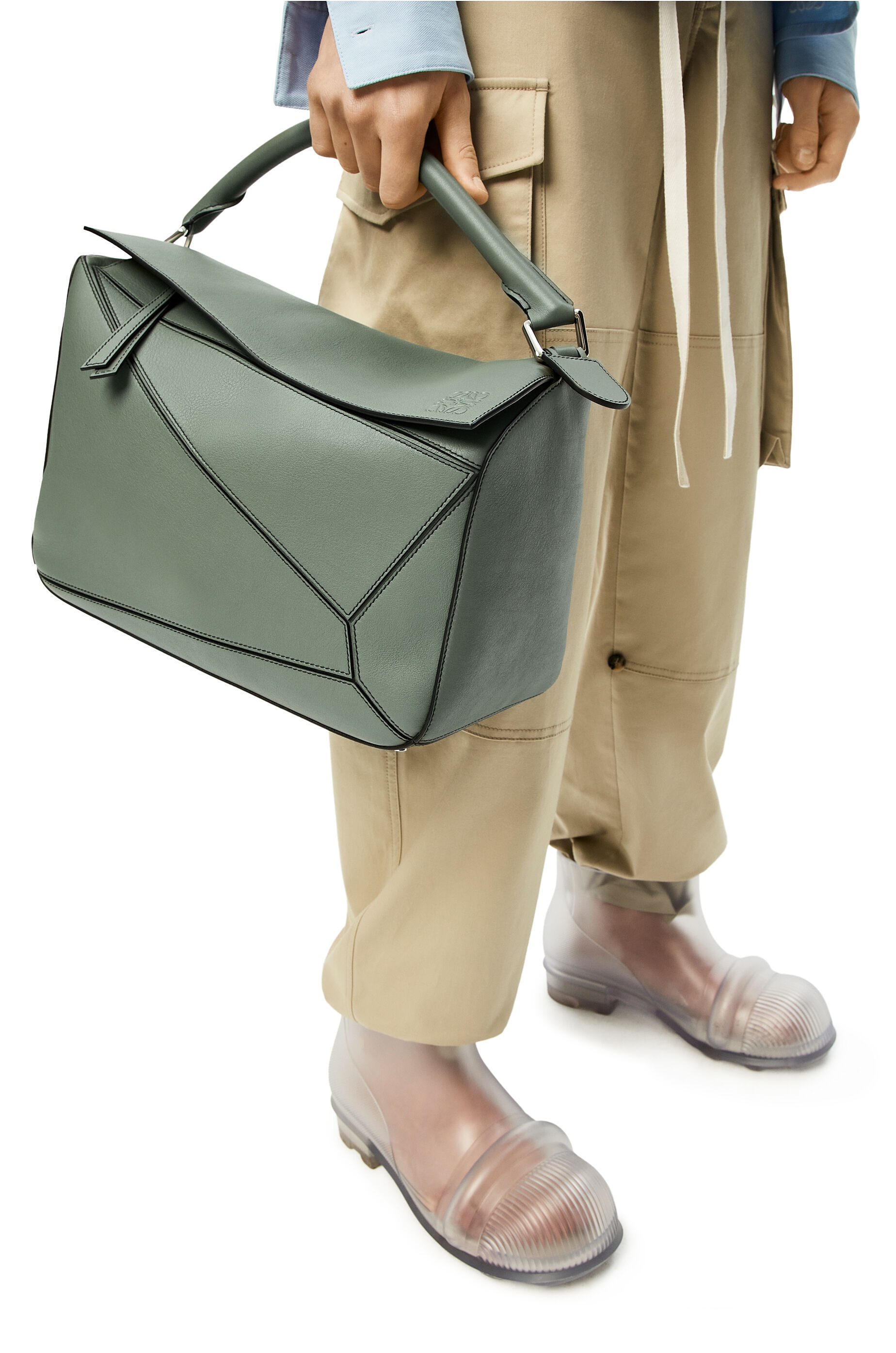 Large Puzzle bag in classic calfskin - 2