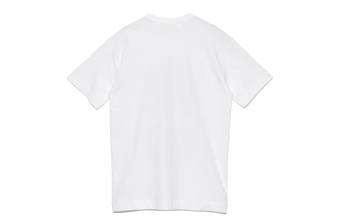 COMME des GARCONS PLAY Upside Down Polka Dot Tee 'White Red Navy' AZ-T240-051-1 - 2