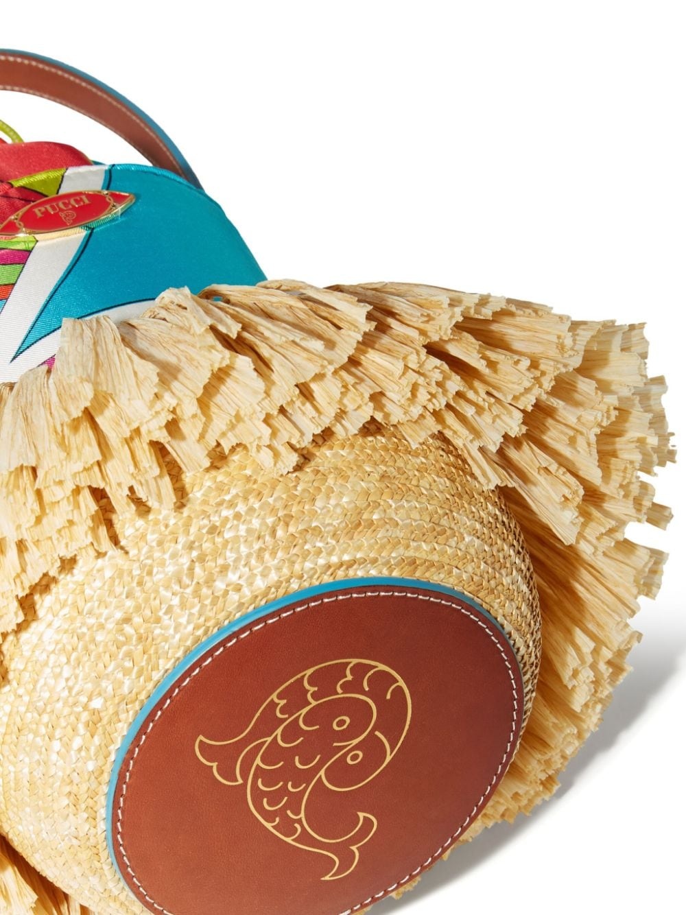 Puccinella straw bucket bag - 4