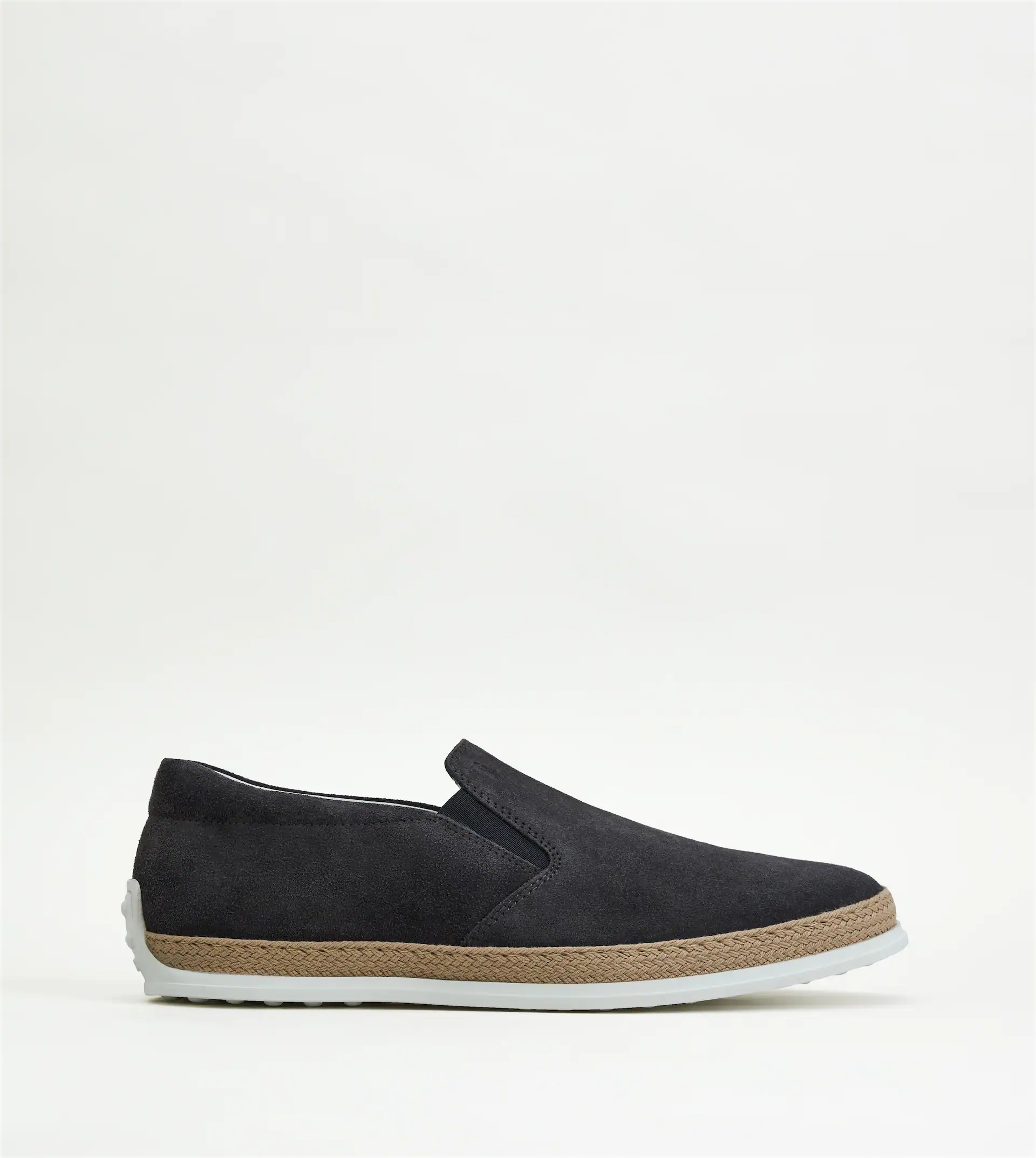 SLIP-ON SHOES IN SUEDE - GREY - 1