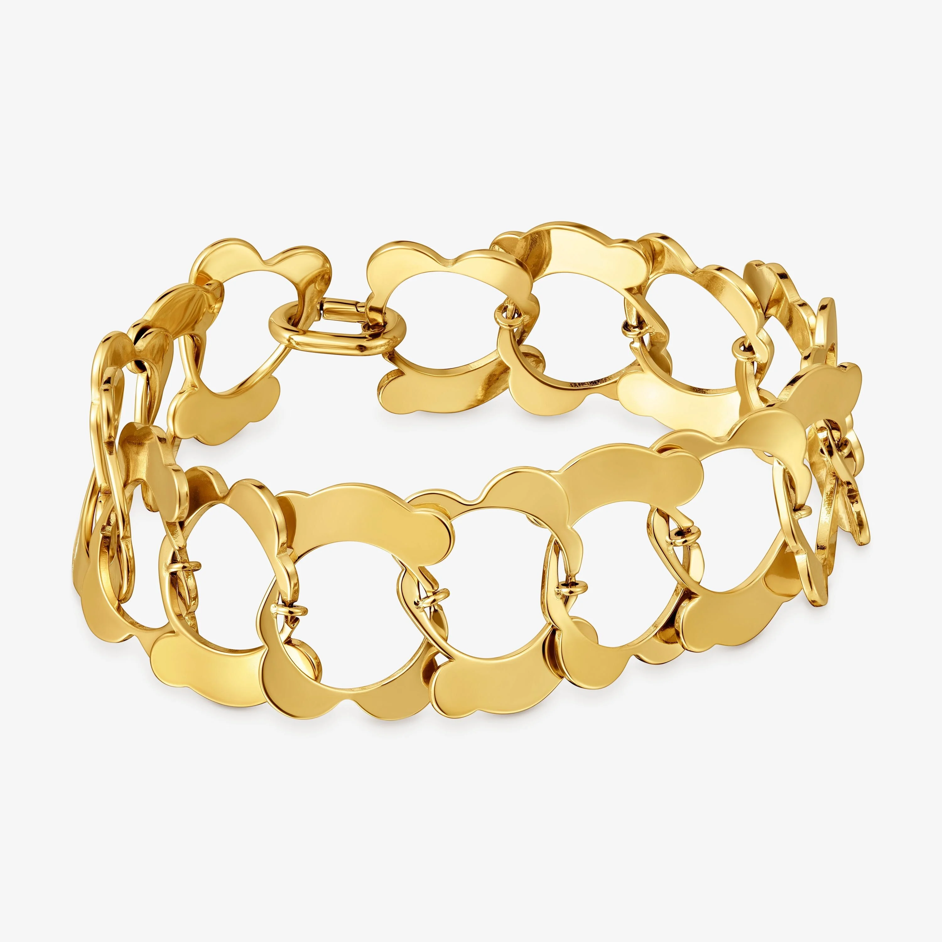 Gold-colored steel Bracelet TOUS Carrusel - 1