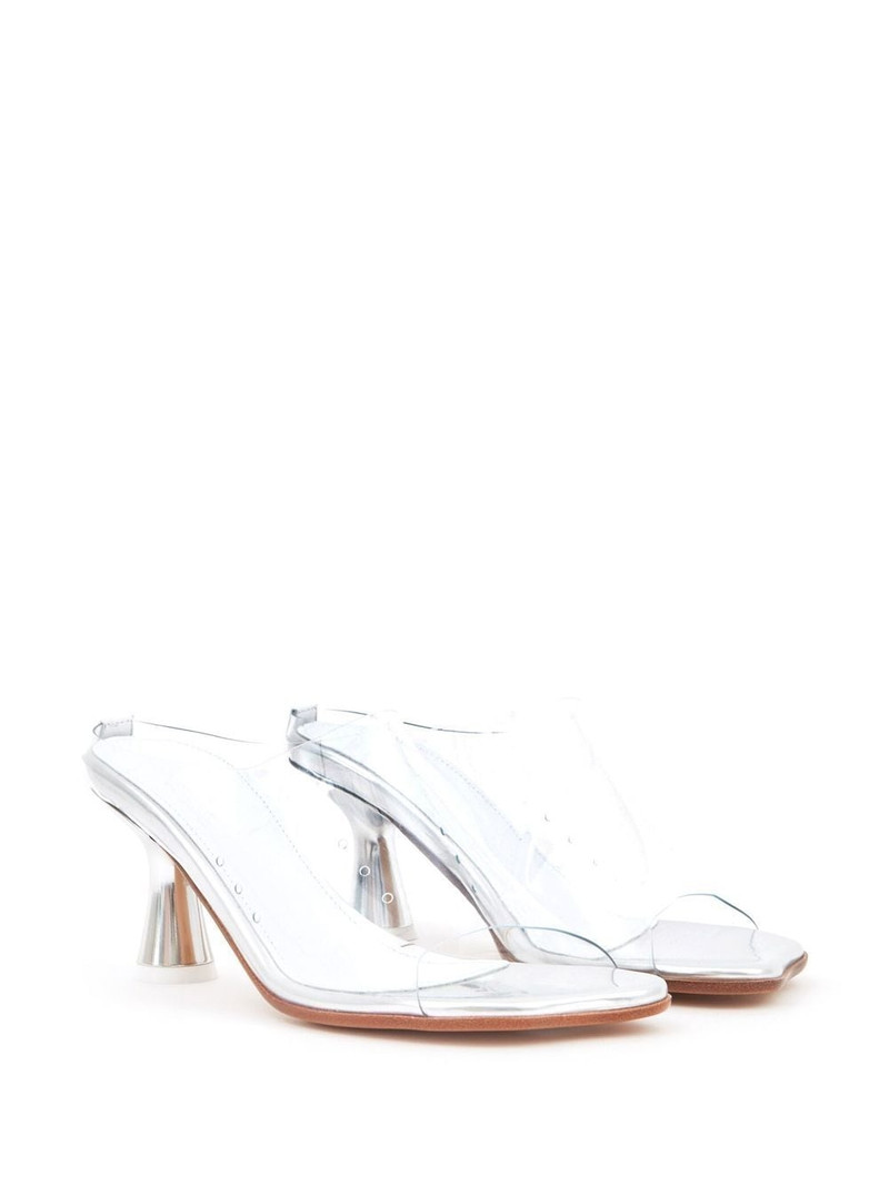 MM6 Maison Margiela eyelet-detail transparent sandals outlook