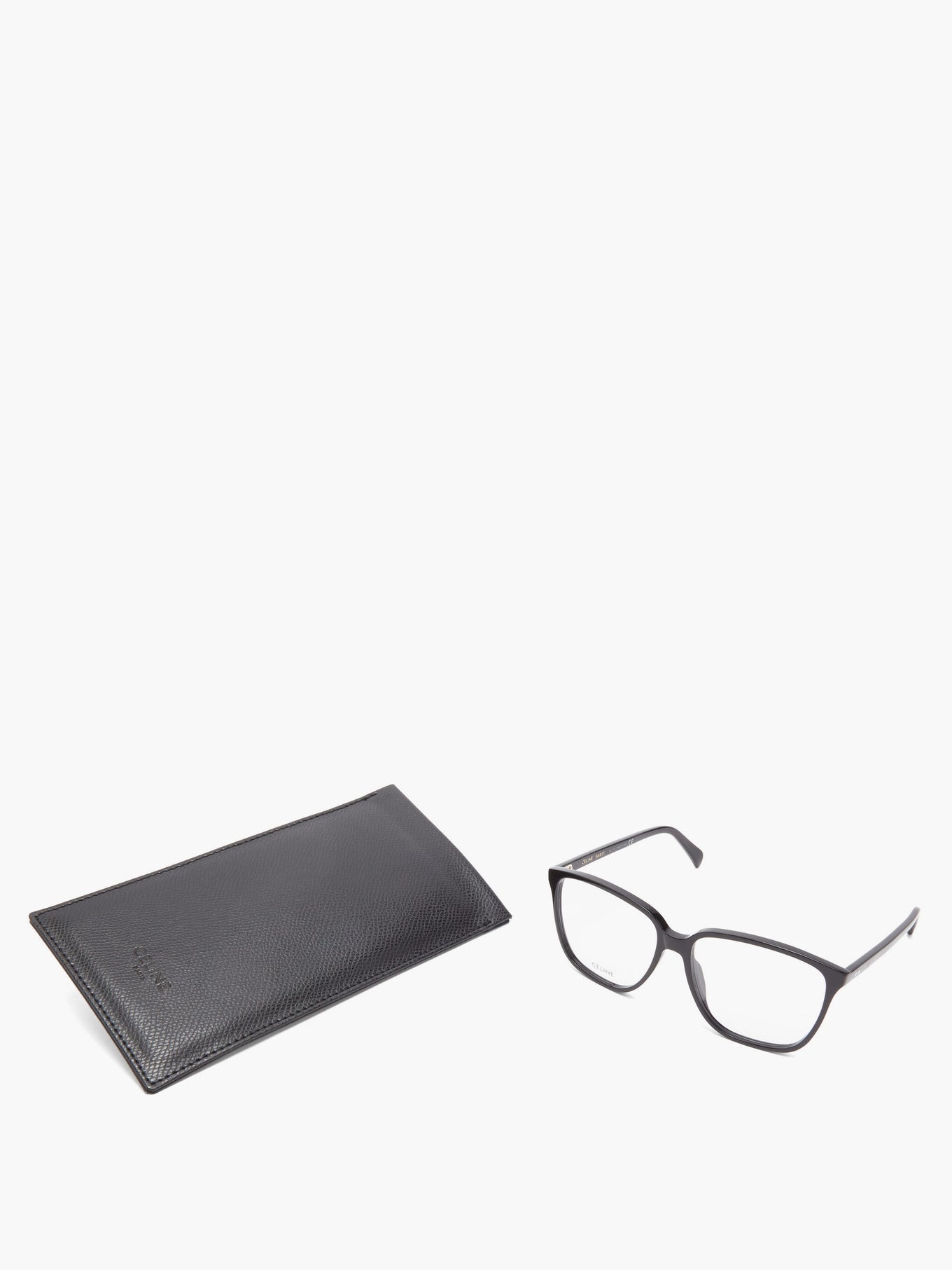 Oversized square acetate glasses - 5