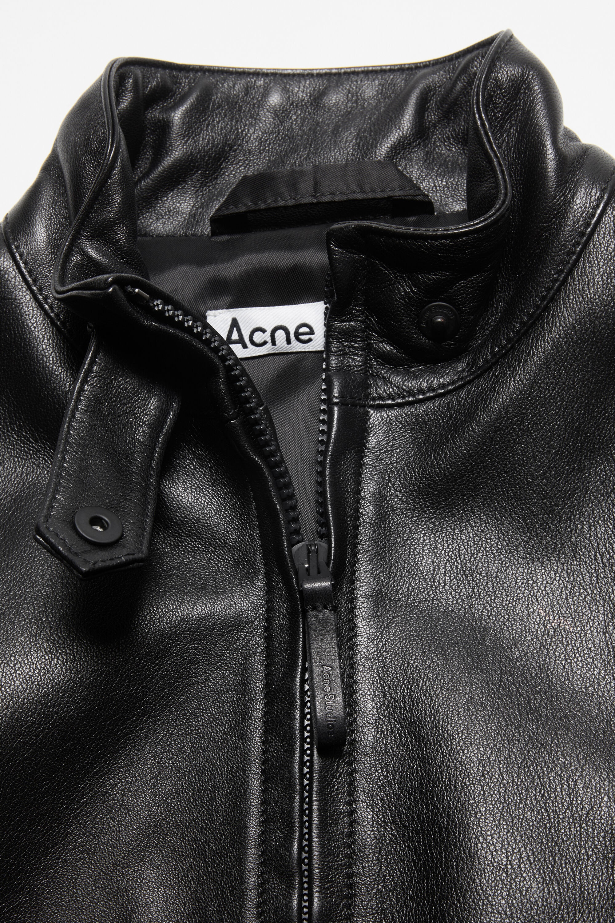 Leather jacket - Black - 6