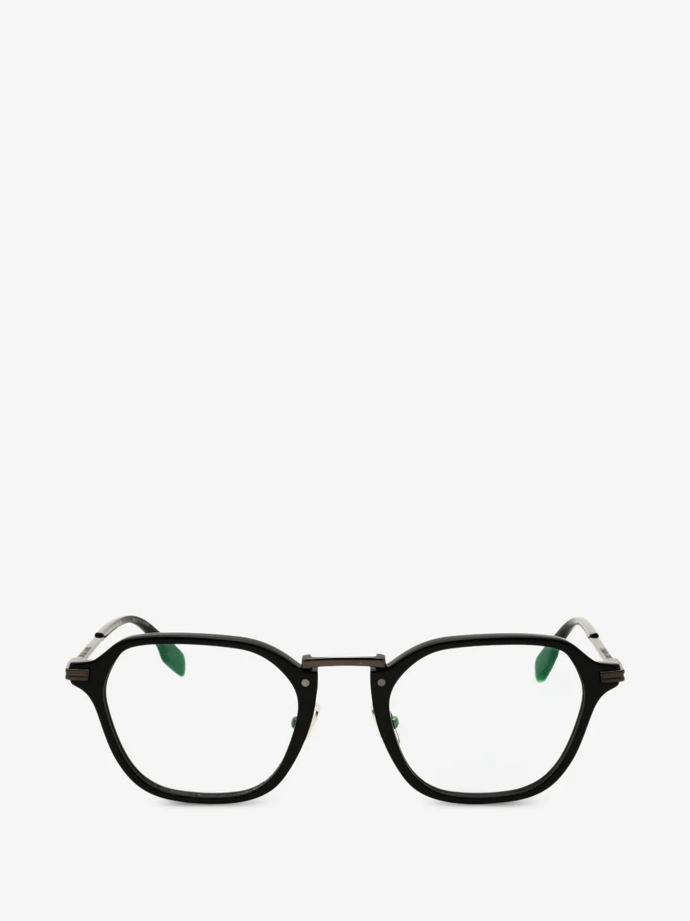 geometric-frame glasses - 1