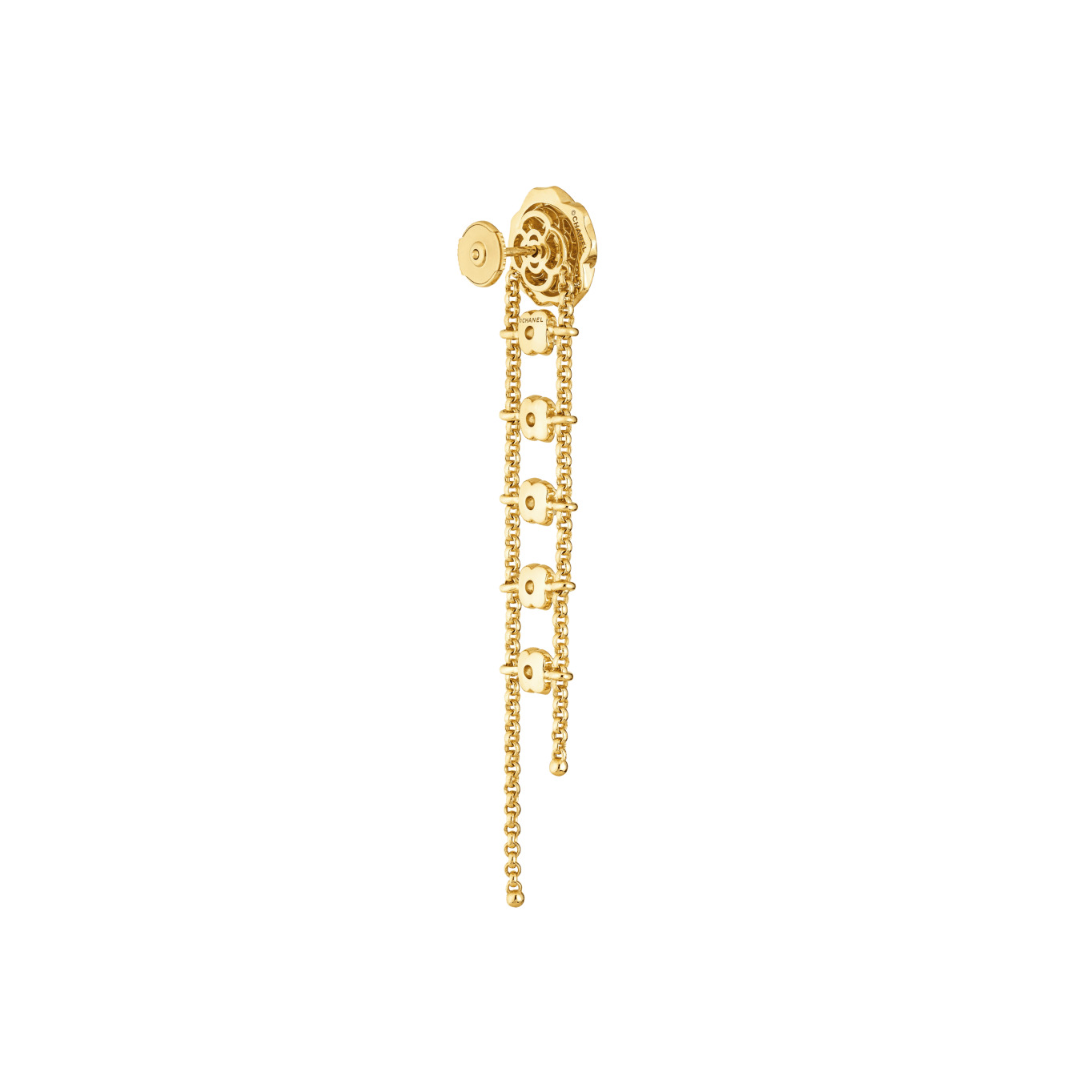 Bouton de Camélia transformable earrings - 4
