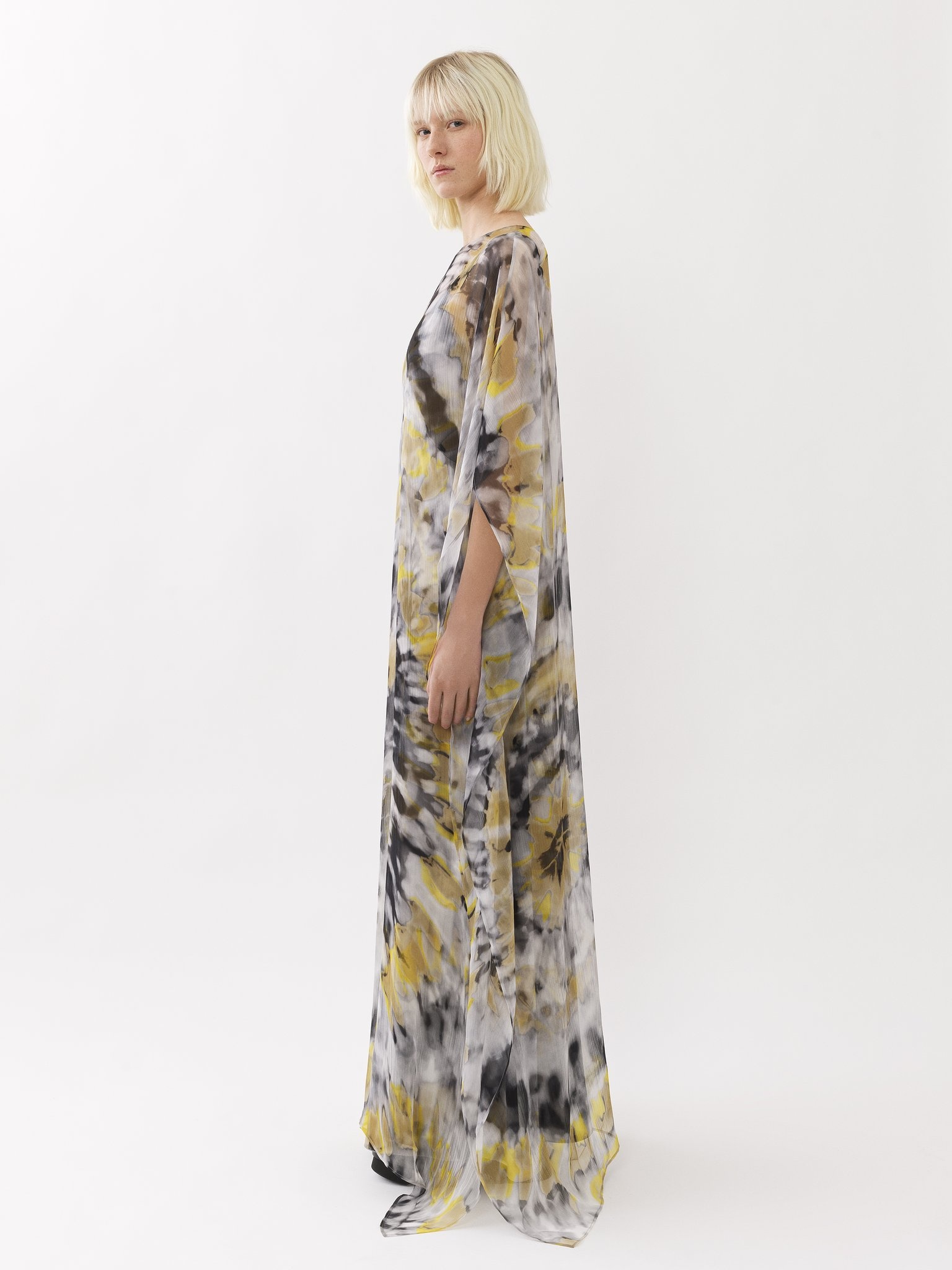 KAFTAN-INSPIRED MAXI DRESS - 5