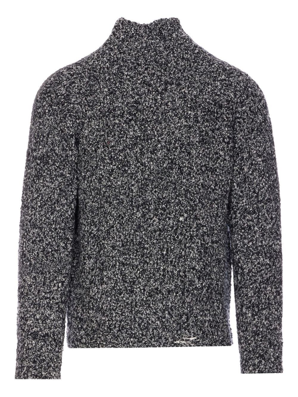 high-neck wool sweater - 2