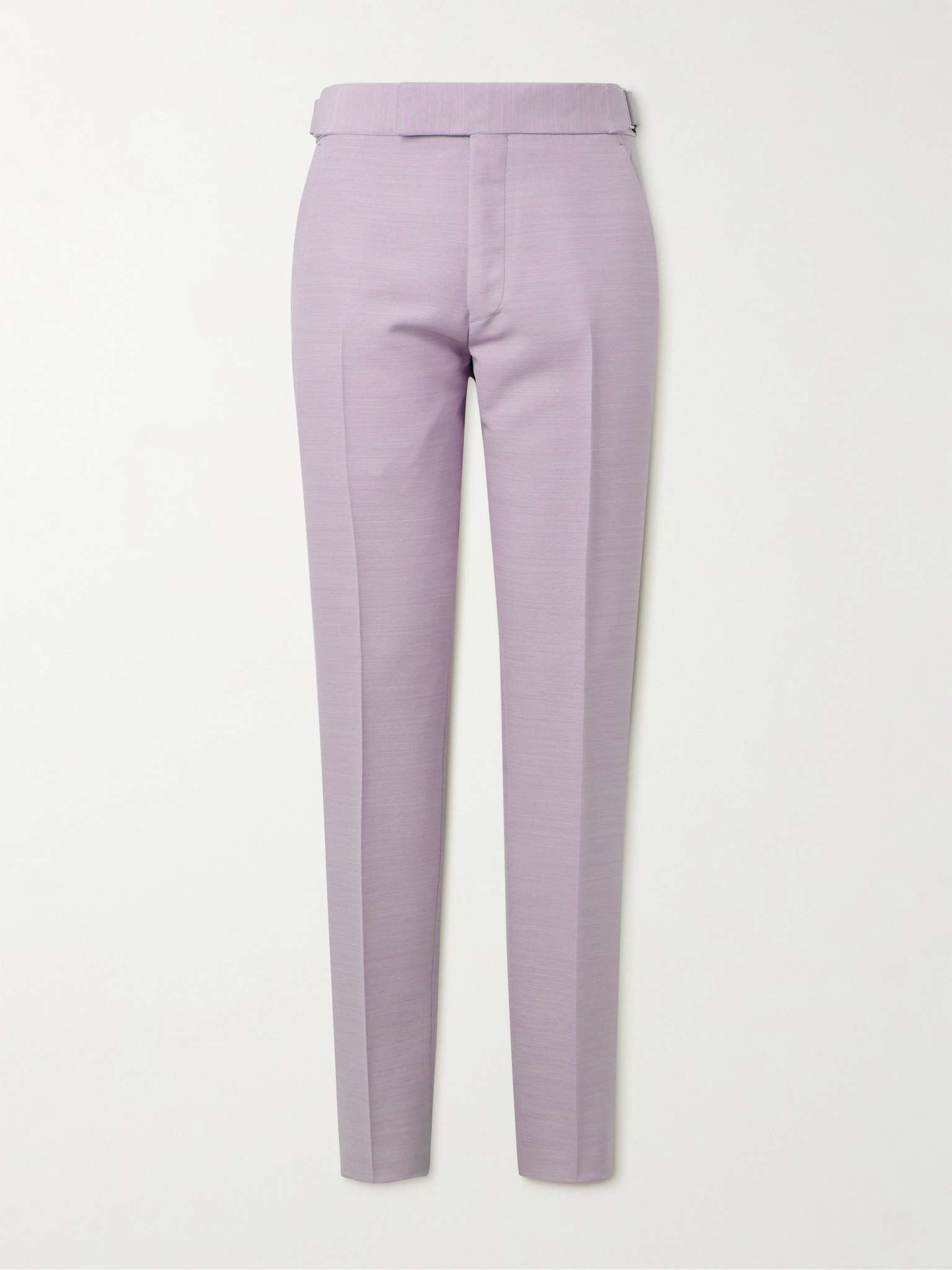 Straight-Leg Woven Suit Trousers - 1