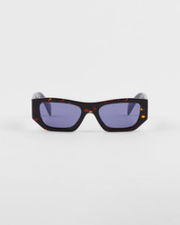 【美品 】PRADA sunglasses サイドロゴ パープル バタフライ Prada - Prada Logo - Oval Sunglasses - Pale Gold Graphite