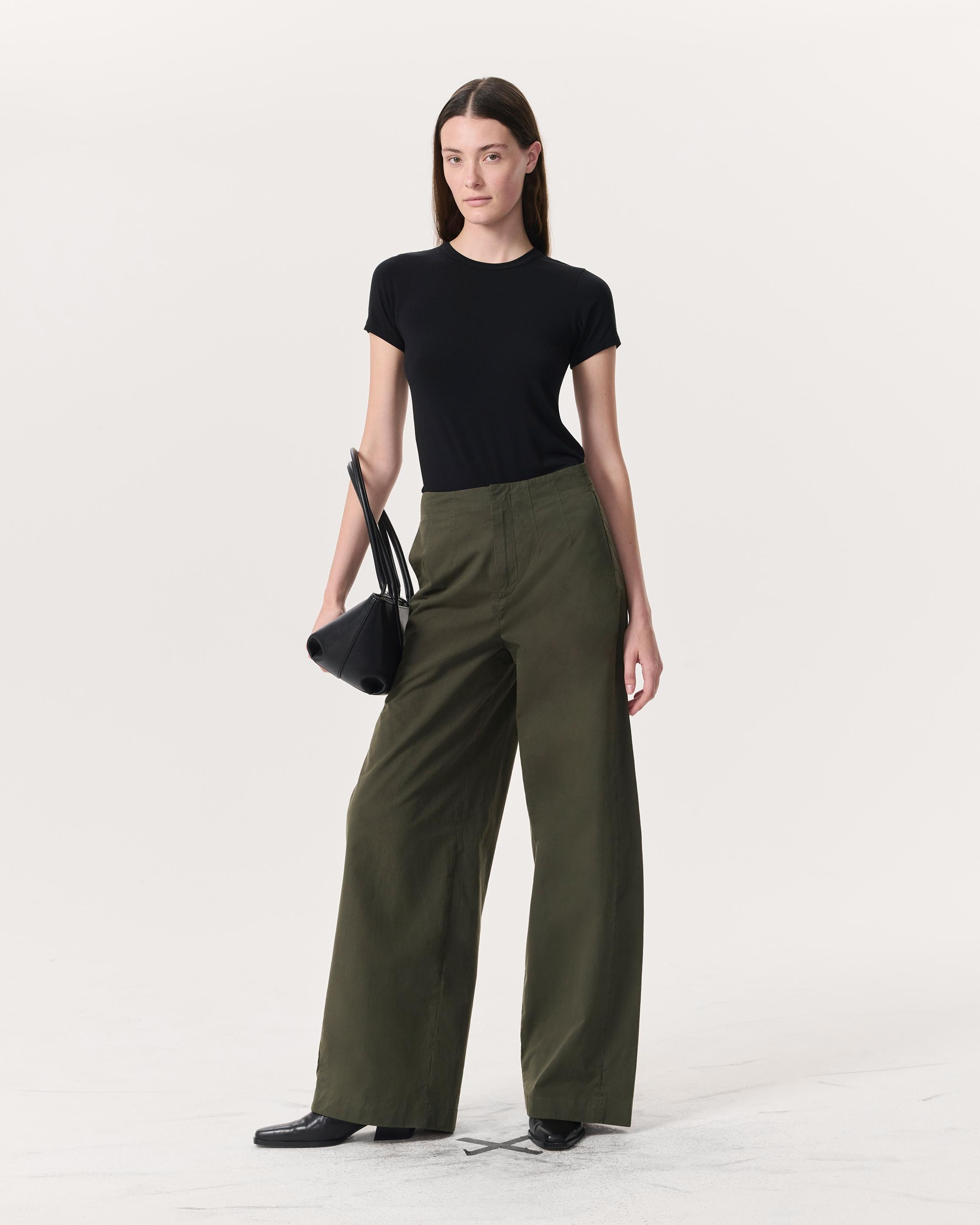 Kiana Cotton Flare Pants - 2