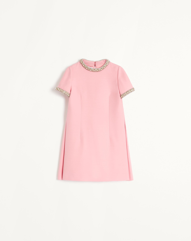 crepe couture short dress Crepe Couture Short Dress